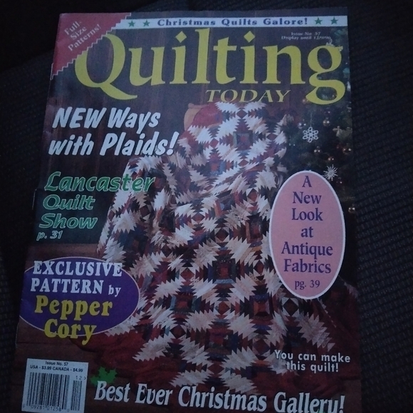 Quilting Today Magazine Issue 57 1996 Vintage Quilt Patterns - Picture 1 of 3
